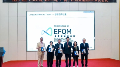 七星认证！星空体育·(中国)官方网站圆满完成“EFQM全球奖”RbE现场评审