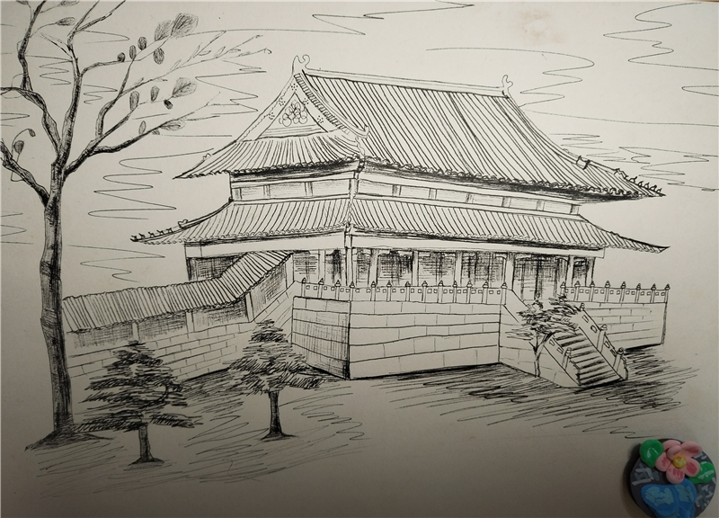 三等奖-张媛—《古韵建筑—魅力扬子江》